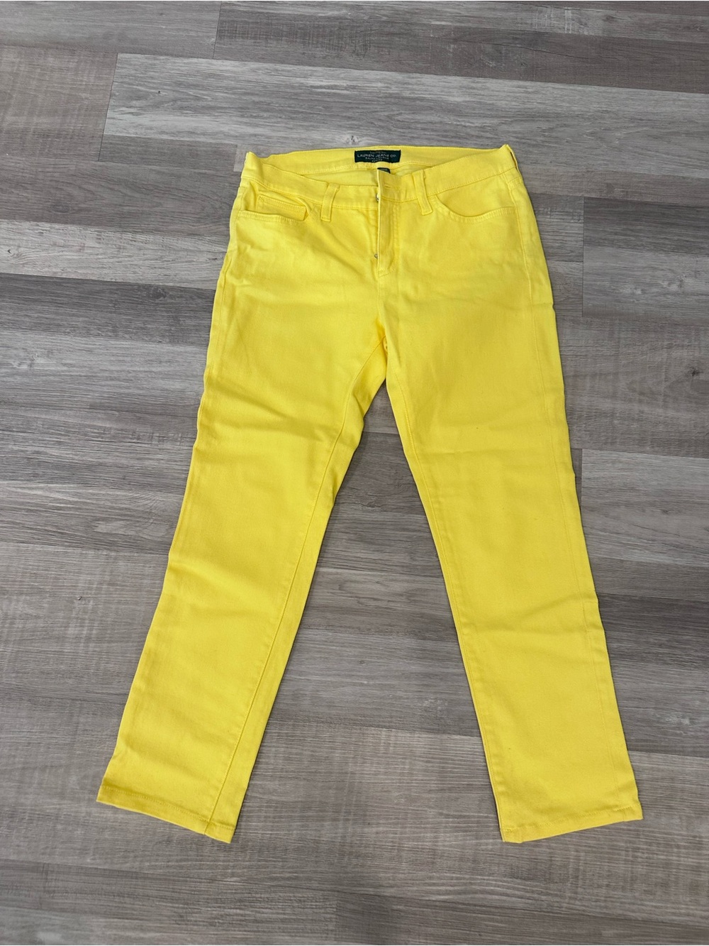 Ralph Lauren Yellow Straight-Leg Women's Jeans